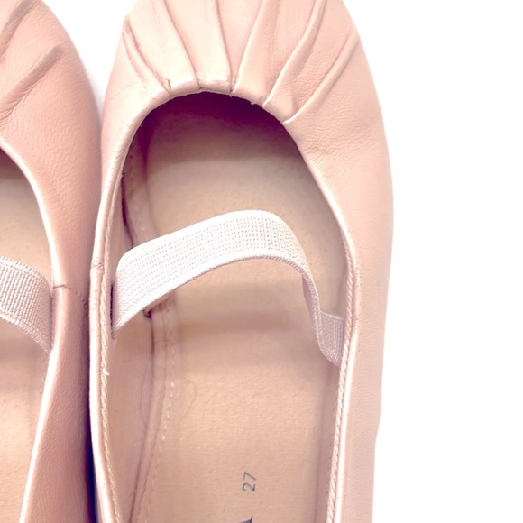 Zara Toddler Girl Nude Ballet Flats, Size 27 - Picture 5 of 8